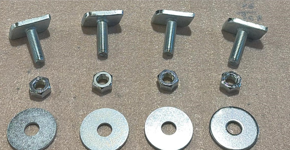 KIT (PAIR) 600mm Rubber Foot with fixing