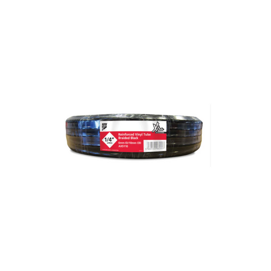 3/8" Black Braided Hose 30M